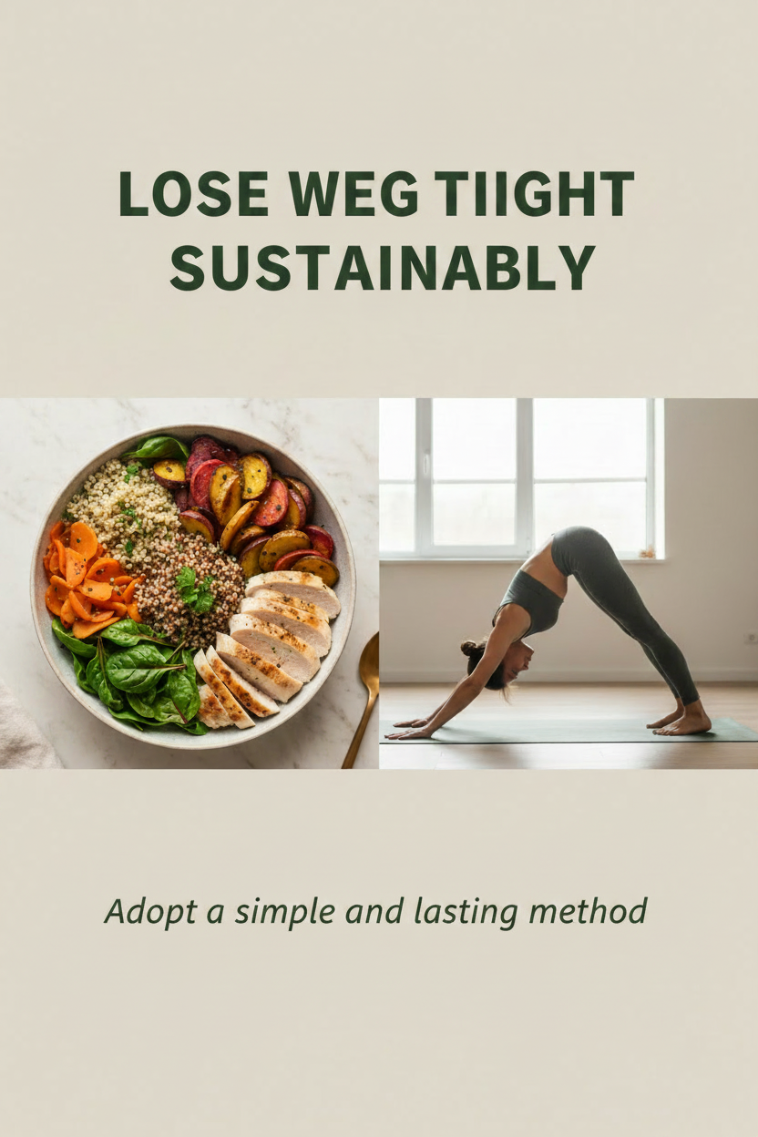 Lose Weight Sustainably ebook cover